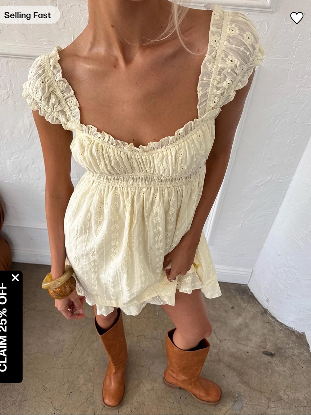Princess Polly Carlita Mini Dress in Yellow